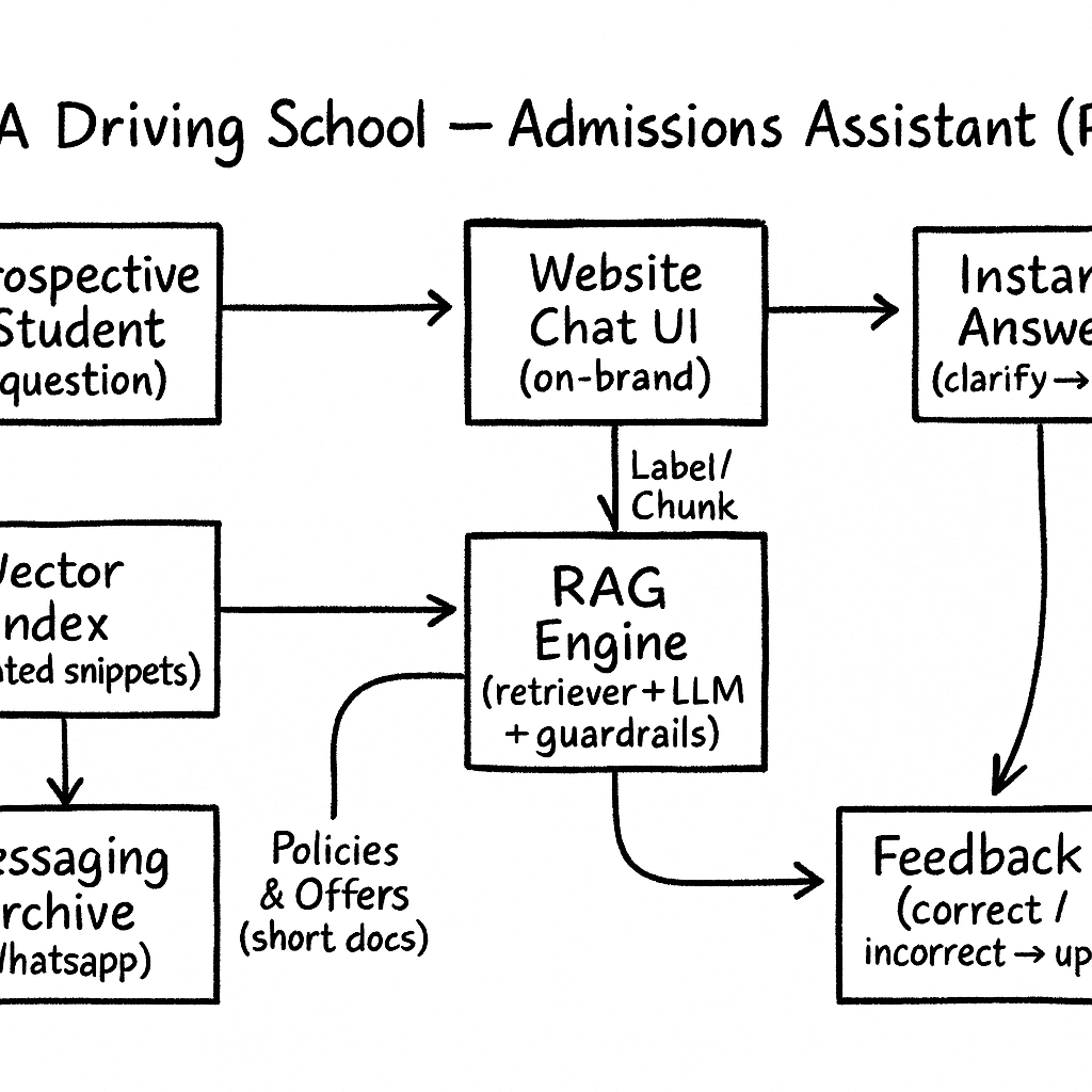 Chat Logs to Conversions: Automating Pre‑Enrollment with a Messaging‑Trained Bot